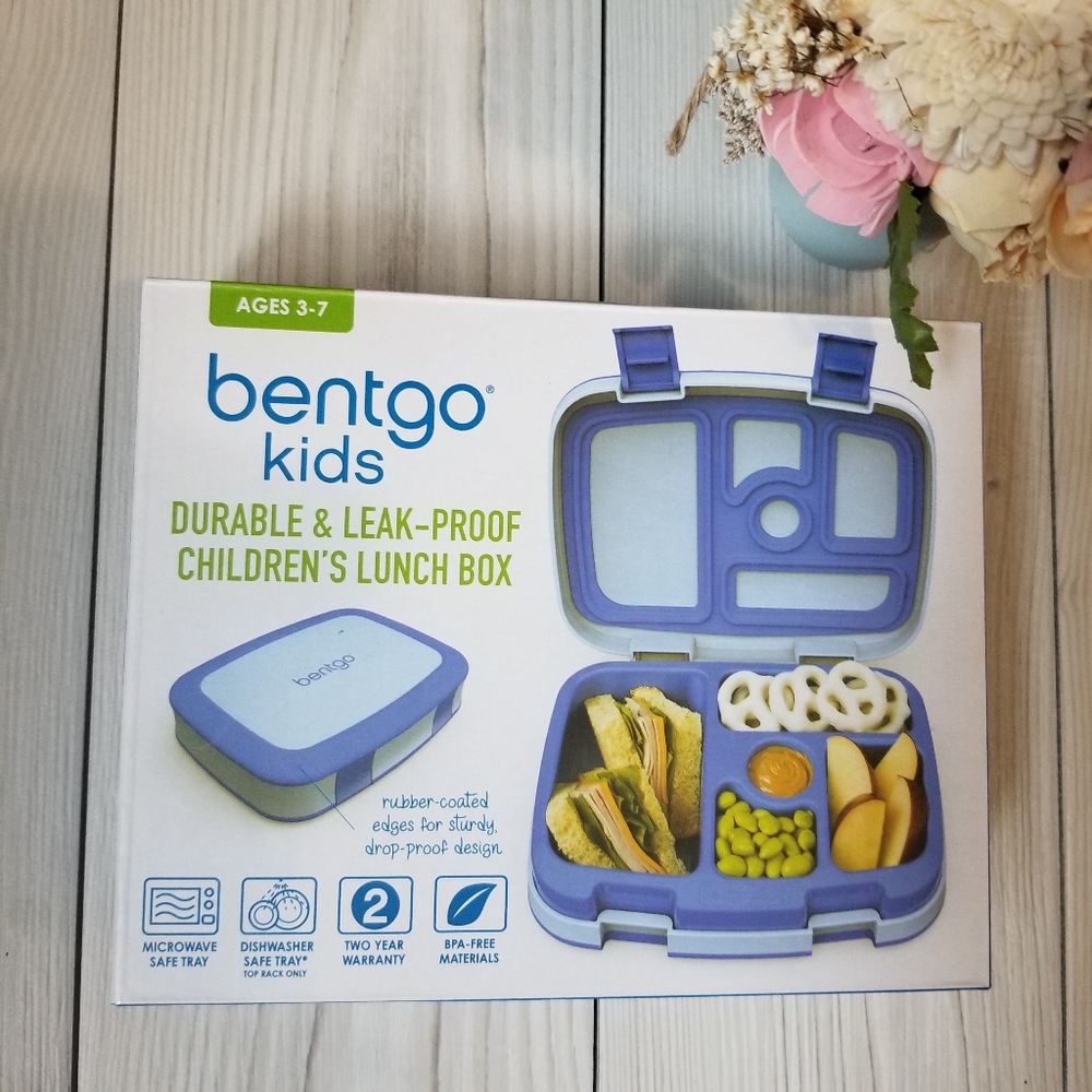 Bentgo Sky Blue kids durable & leak-proof lunch box NWT - Picture 2 of 14